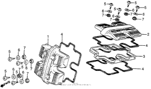 VF1100S Крышка головки цилиндров