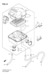 SV650 (ABS) Воздухоочиститель