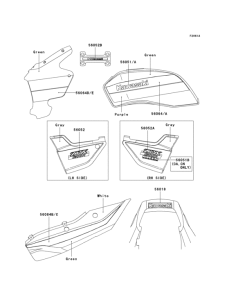 ZR1200 Decals(green / purple)(zr1200-a1)