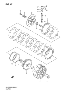 DR-Z250 Бендикс