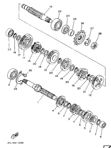 TZR125 Трансмиссия