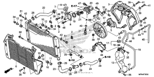 CB1000R Радиатор