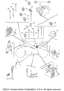 YZF600RMC Электрика