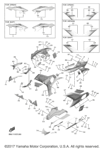 YZF-R6 Обтекатель 2