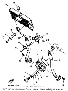 FZ600S Масляный картер
