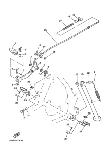 DT125 ｽﾀﾝﾄﾞ.ﾌｰﾄﾚｽﾄ