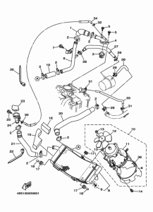 XP500A Radiator & hose