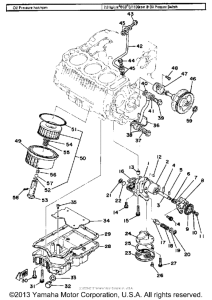 XS750F Oil pump - oil cleaner