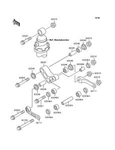 ZR250 Задняя подвеска