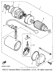 YX600AC Стартер