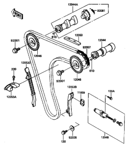 KL650 Распредвал