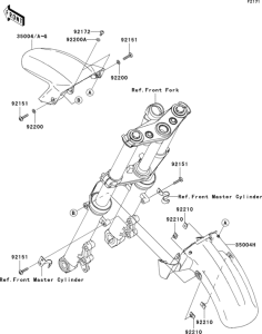 EX650 Крыло переднее
