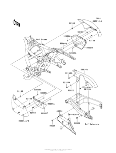 VN1700 Боковые обтекатели