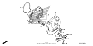 CRF50F Передний тормоз