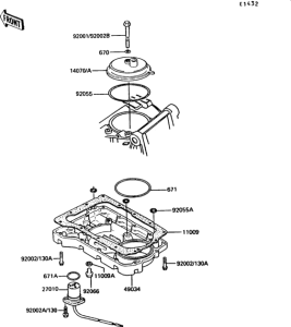 Z550 Поддон картера