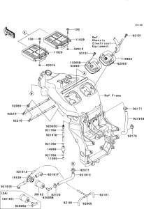 ZX1200 Air cleaner(b1 / b2)