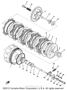 DT125B Сцепление