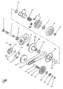 CW50RSX Сцепление