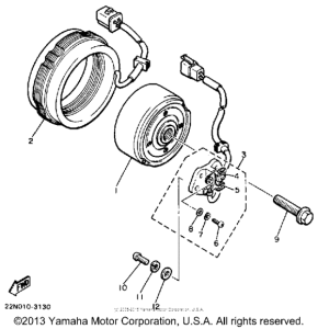 XJ700SC Генератор