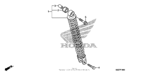 NPS50 Задние амортизаторы