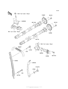 KLZ1000 Распред вал