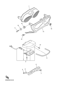 XJR1300 Фонарь