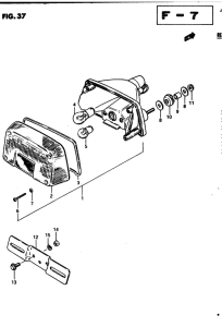 GS450 Задний комбинированный сигнал