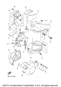 XVS650 Боковые обтекатели
