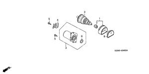 SZX50 Стартерный мотор