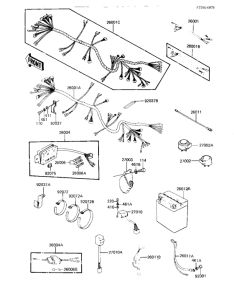 KZ550 Электрика