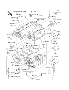 ZR800 Картер двигателя