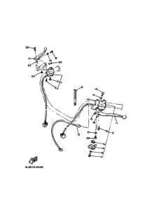 XJ650S ﾊﾝﾄﾞﾙｽｲﾂﾁ. ﾚﾊﾞｰ