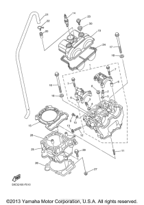 YZ250FXL Цилиндры