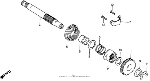 CM400 Cm400t kick starter 79