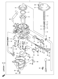 DR-Z400 Carburetor assy