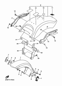 XVS1300CU Крыло