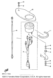 YSR50T Приборы