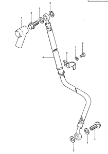 ZR50 Передние тормозные трубки