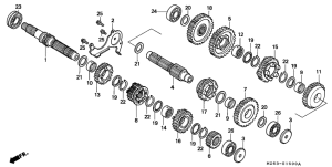 NTV650 Трансмиссия