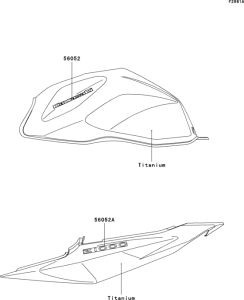 ZR1000 Decals(titanium)
