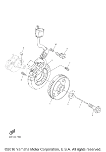 YZF-R1S Генератор