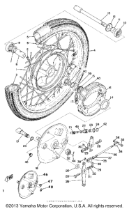 RD200B Переднее колесо