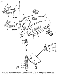 GT80A Топливный бак