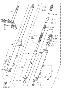 FZR1000 Передняя вилка