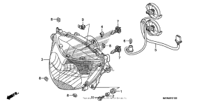 NT700V (ABS) Фара