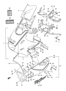 GSX1100 Cowling comp