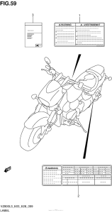 VZ800 Label (Vz800L3 E03)