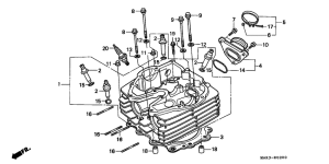 SLR650 Головка цилиндров