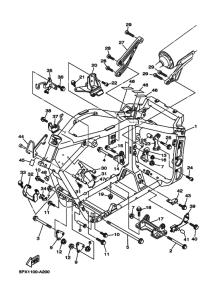 XV1700PC XV17PC XV17PCS Frame comp