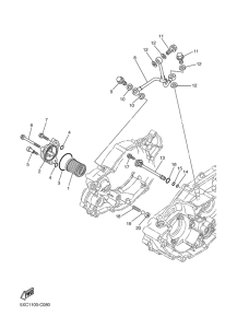 YZ250F Масляный фильтр